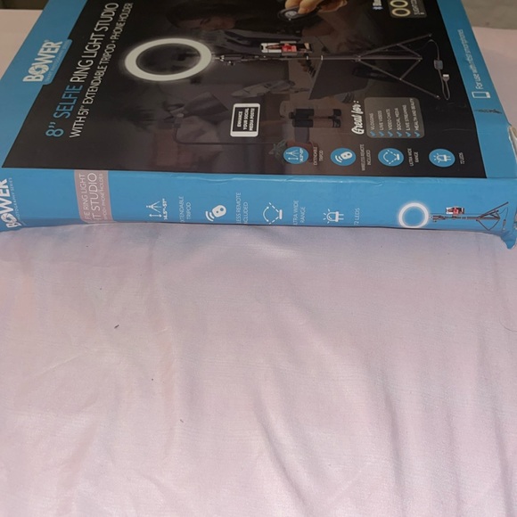 Bower 8” Selfie Ring Light Studio with Tripod Stand and Phone Holder – 8” LED - Picture 5 of 5